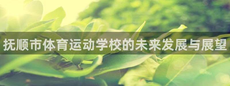 MK体育官方正版app科技：抚顺市体育运动学校的未来