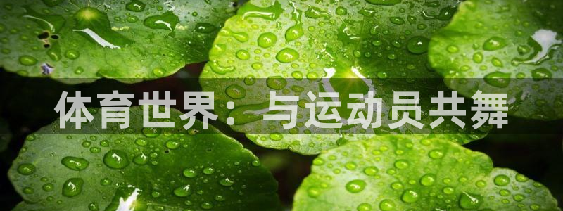 MK体育官网下载平台是正规平台吗：体育世界：与运动员共舞