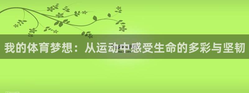 MK体育官网下载平台注册：我的体育梦想：从运动中感受生命的多